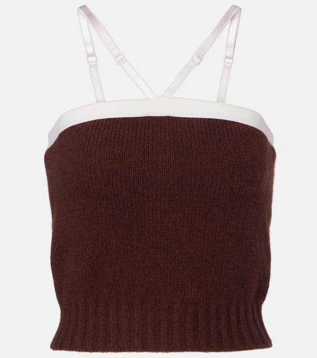 Wool and cashmere top