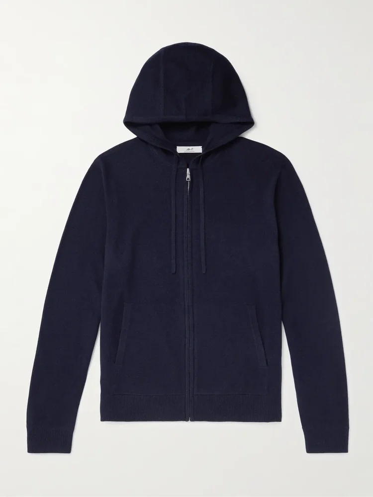 Wool and Cashmere-Blend Zip-Up Hoodie