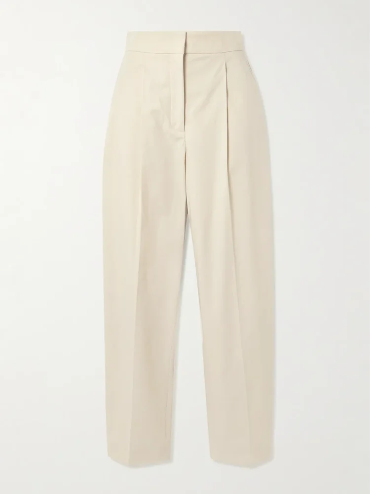 Paver cotton-gauze tapered pants