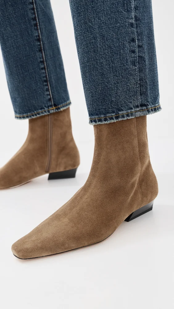 Wally Flat Ankle Boots