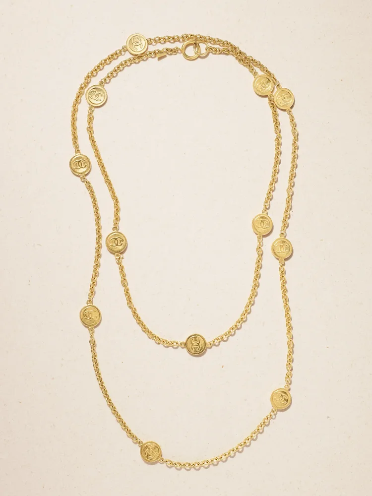 Chanel Gold-plated necklace