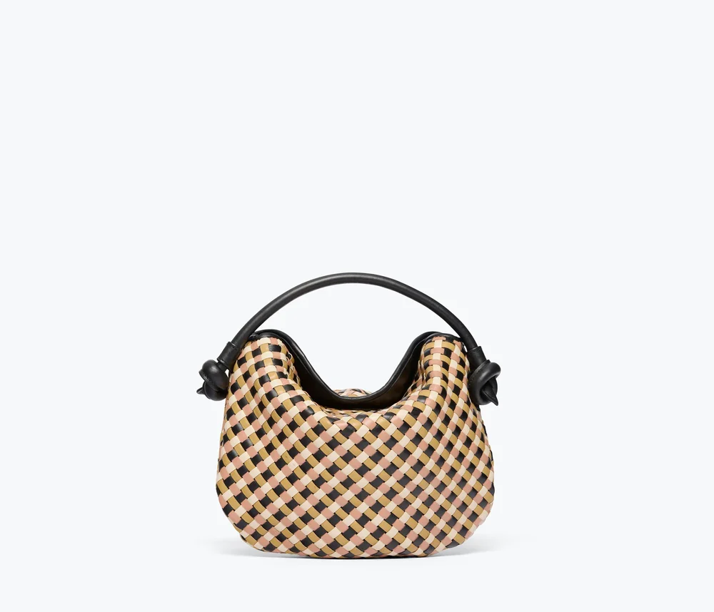 ELIS WOVEN LEATHER HANDBAG