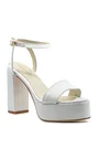 Becka Satin Platform Sandals