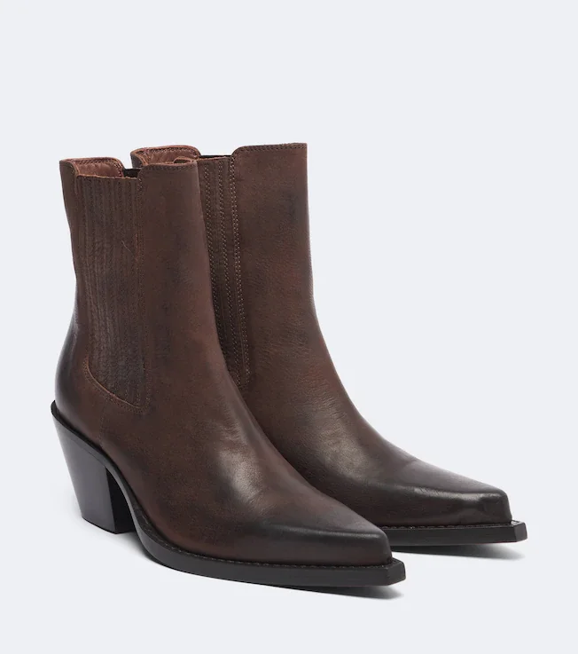 Dallas leather cowboy boots