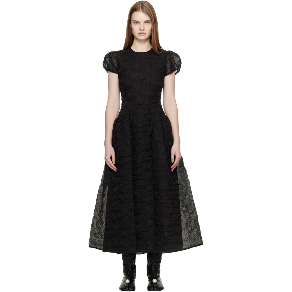 ceciliebahnsen.com Cecilie Bahnsen Black CBcleopatra Midi Dress