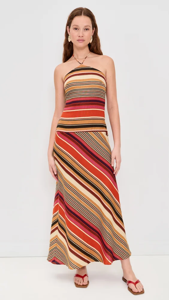 Clara Linen Maxi Dress