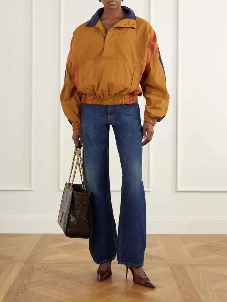 High-rise wide-leg jeans