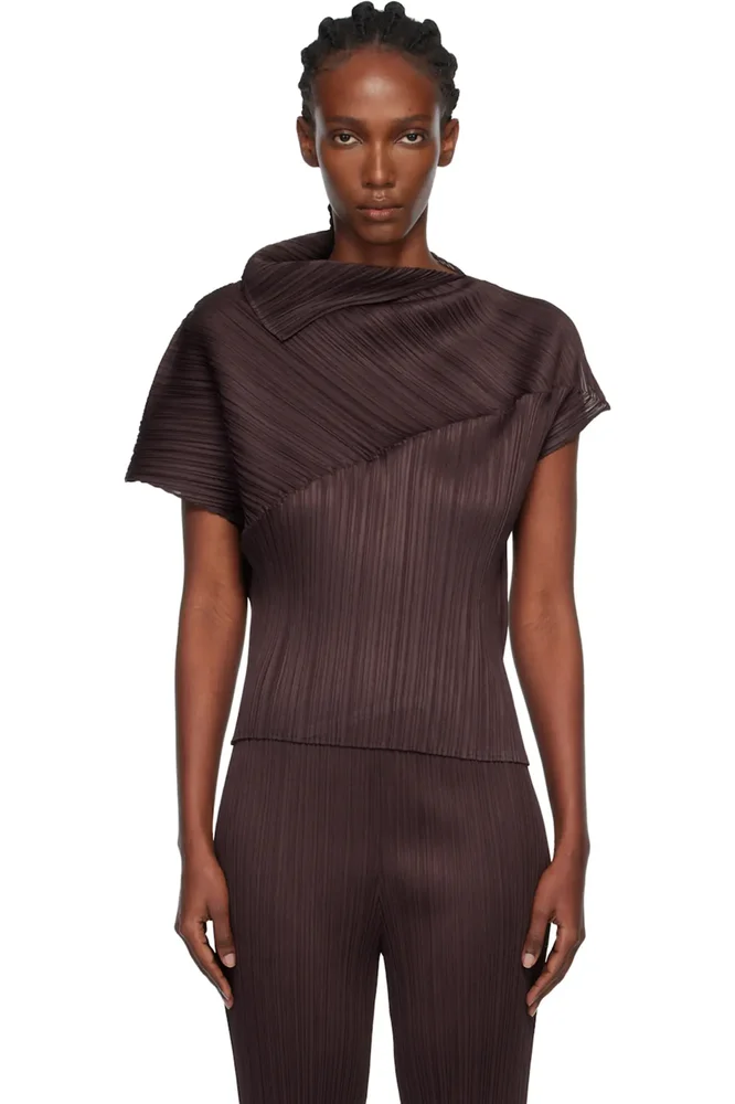 Brown Leap Top