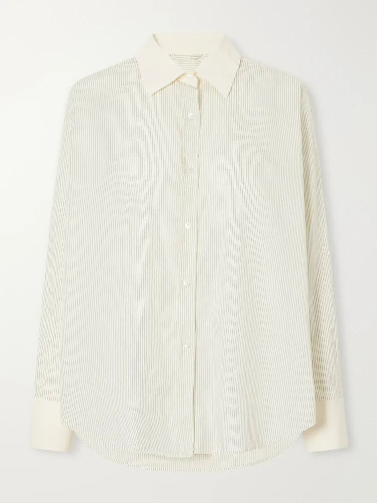 Inquiry striped cotton shirt