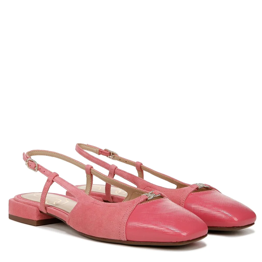 Kara 2 Slingback Flat (Rose Quartz)