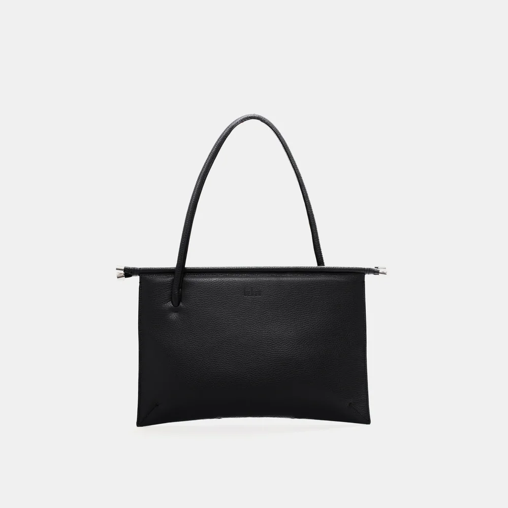 FRIDA FLAT TOTE PEBBLE BLACK