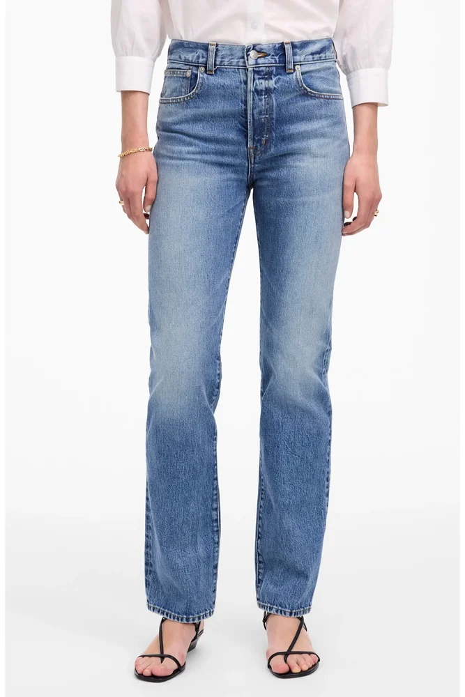 The Longline Straight Jeans