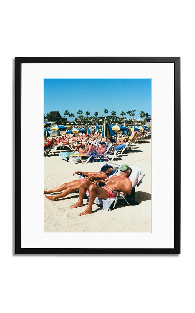 Exclusive Professional Sunbathers Medium Framed Photography Print