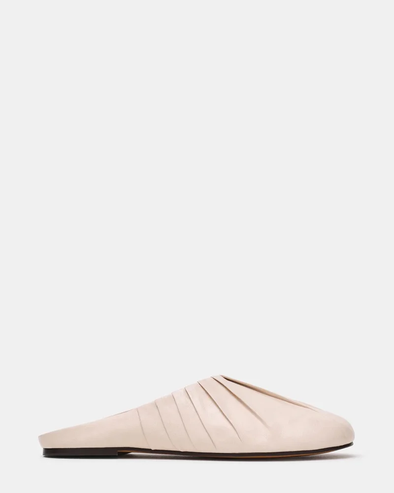 Loom White Leather