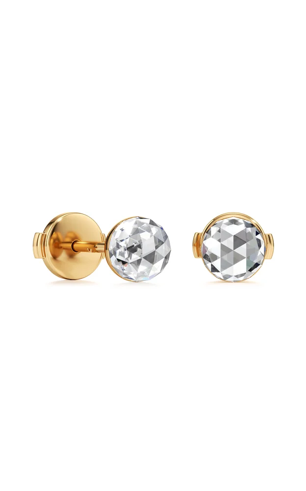 Bubble Essence 18K Yellow Gold Diamond Earrings