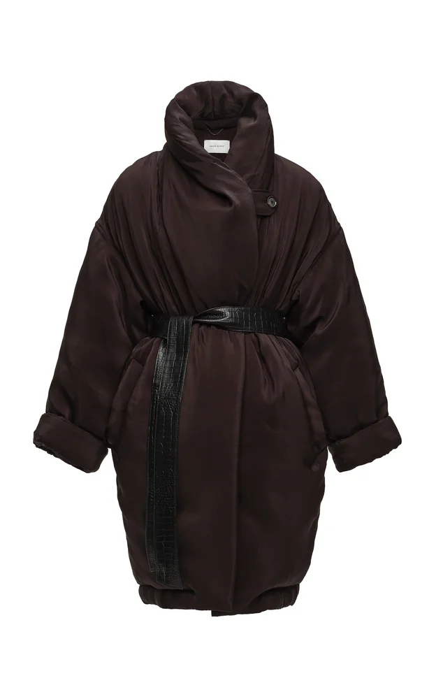 Wool-Blend Puffer Coat