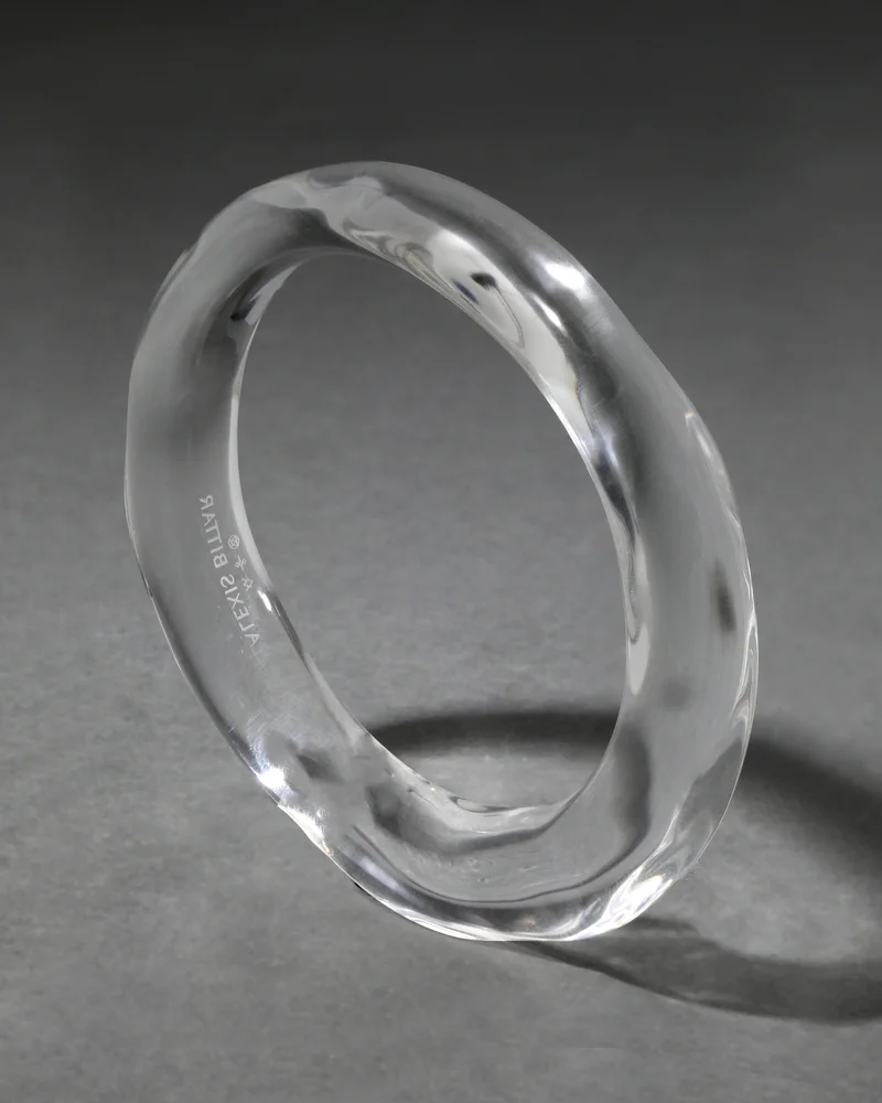Liquid Lucite Bangle Bracelet