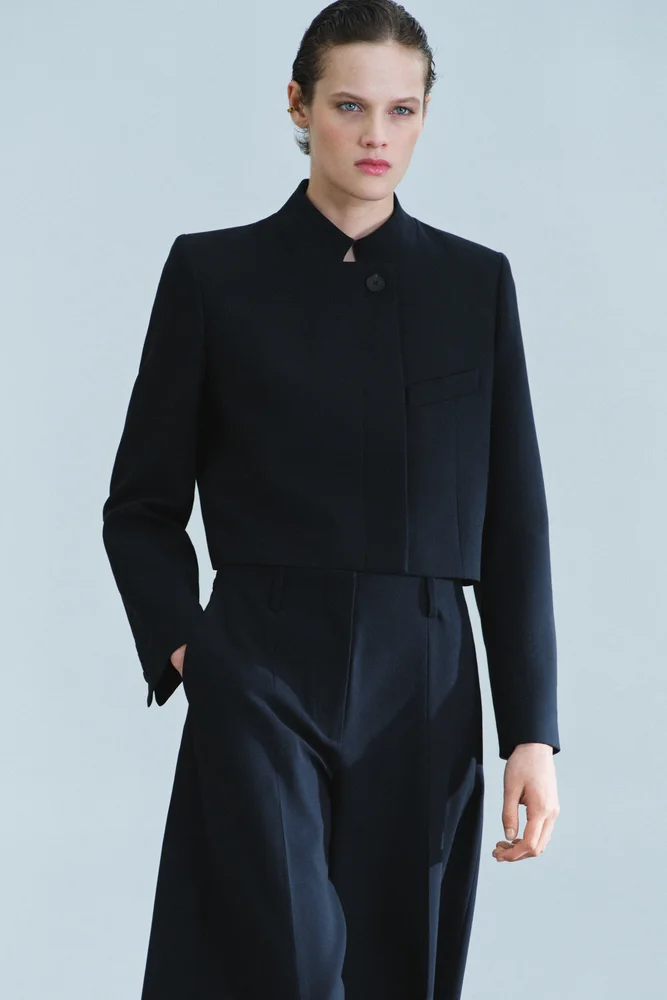 ZW Collection Cropped Blazer