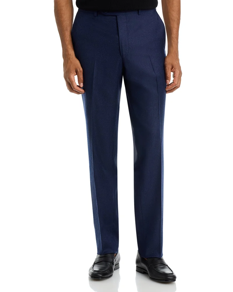 Harker Wool & Cashmere Flannel Twill Trousers