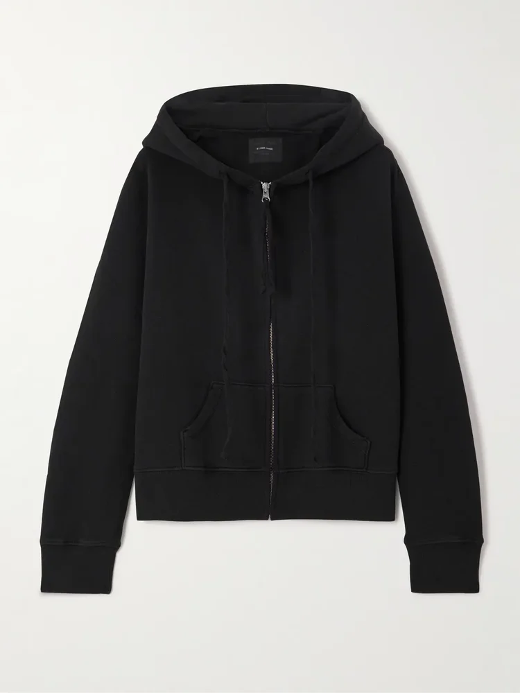 Callie cotton-jersey hoodie
