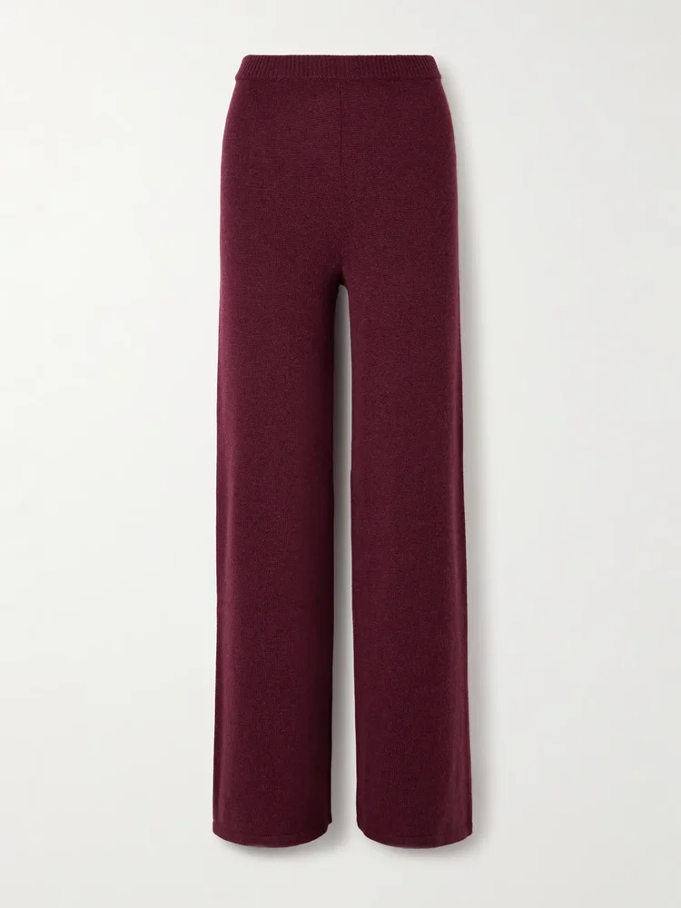 Juniper cashmere wide-leg pants
