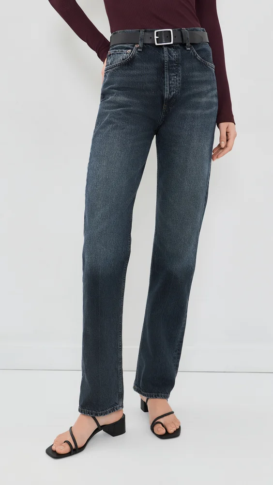 90's Pinch Waist Long Jeans