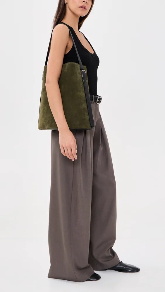 Suede Ergonomic Tote