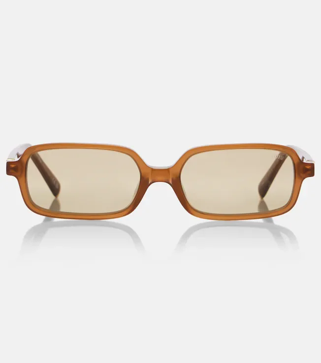 Logo rectangular sunglasses