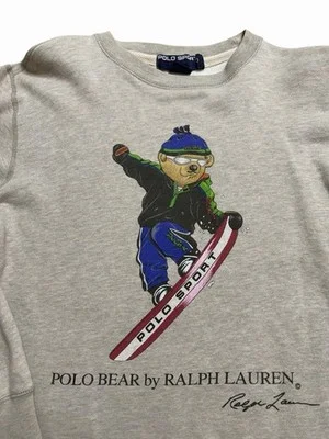 Vintage Polo Sport Bear Snowboard Crewneck Sweatshirt