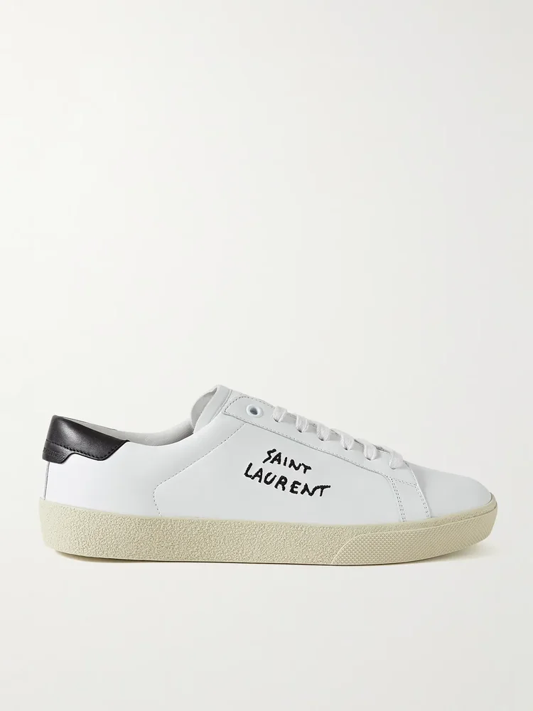 Court Classic SL/06 logo-embroidered leather sneakers