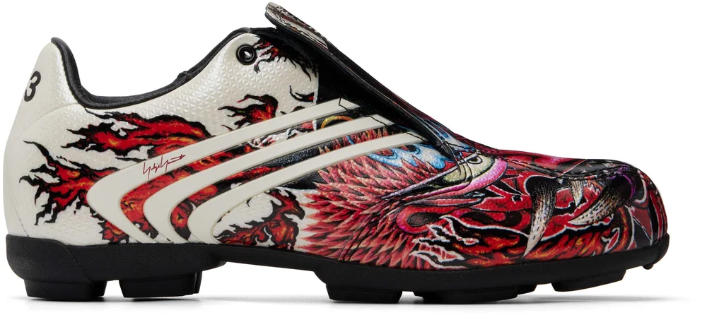 Off-White & Red F50 Tunit Sneakers