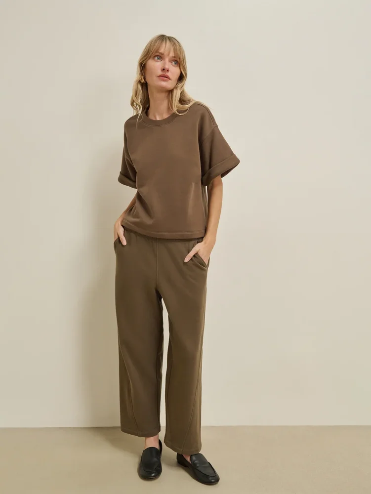 Maeve Cropped Sweatpant