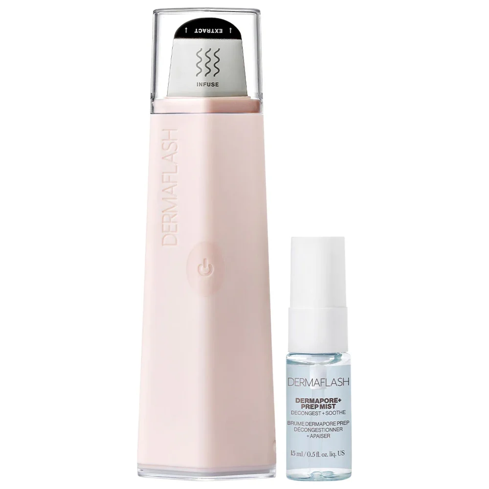 Dermapore+ Ultrasonic Pore Extractor + Skincare Infuser in Blush