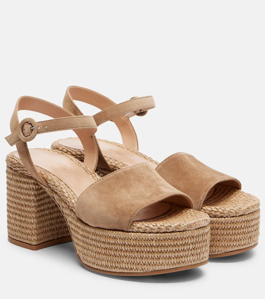 Carol suede espadrille wedges