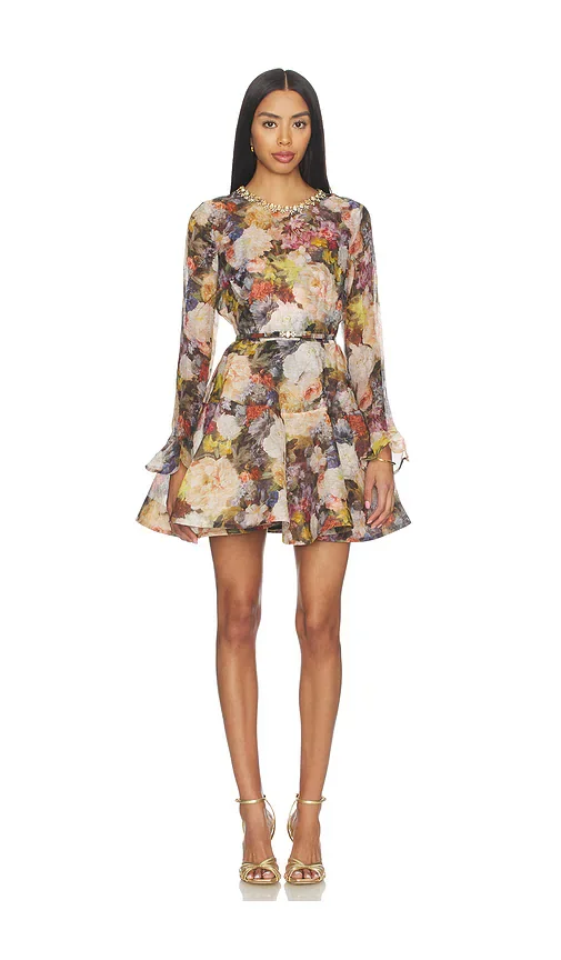 Alchemy Peplum Mini Dress