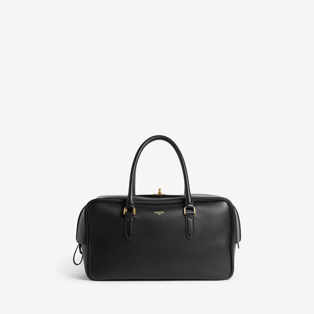 Balenciaga Le 7 Bowling Bag Medium in Black
