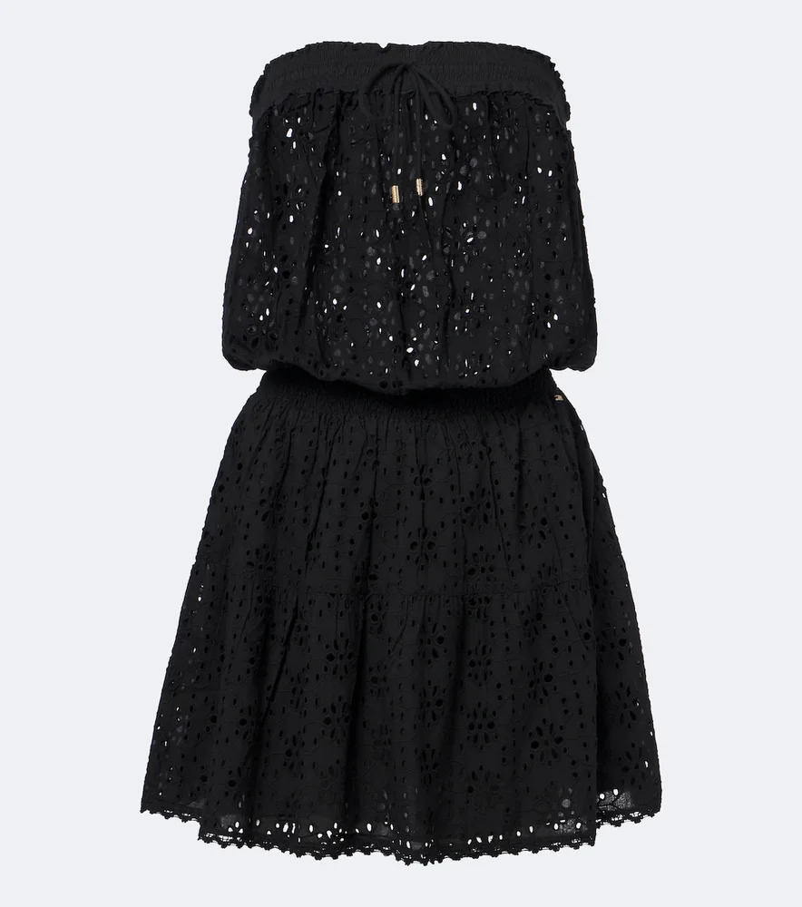 Colette broderie anglaise cotton minidress