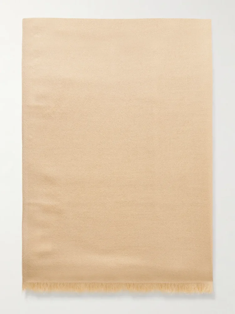 Karakorum cashmere and silk-blend scarf