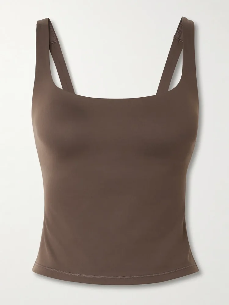 + Nike Square Neck Tank - Dark Sepia
