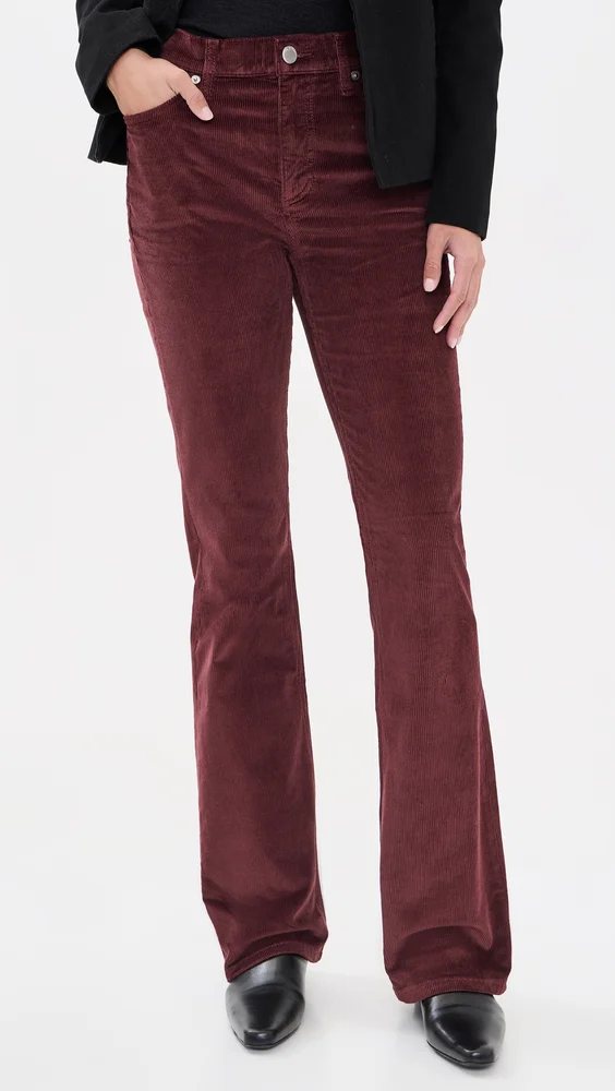 Peyton Corduroy Mid Rise Pants