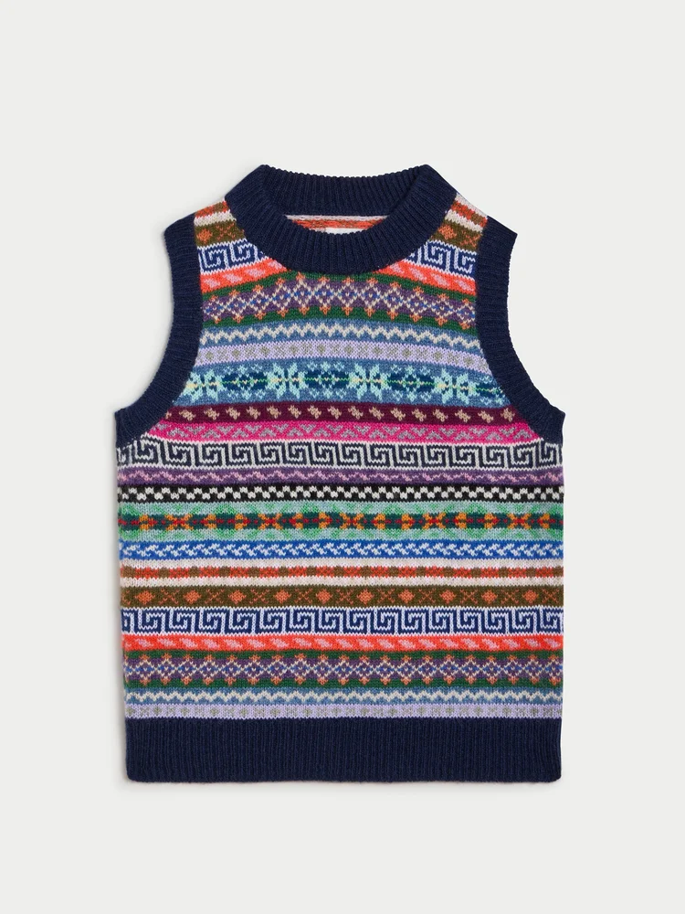 The Tupos Vest in Cashmere