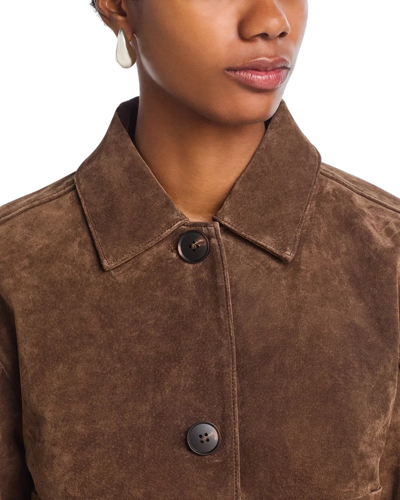 Suede Cropped Jacket