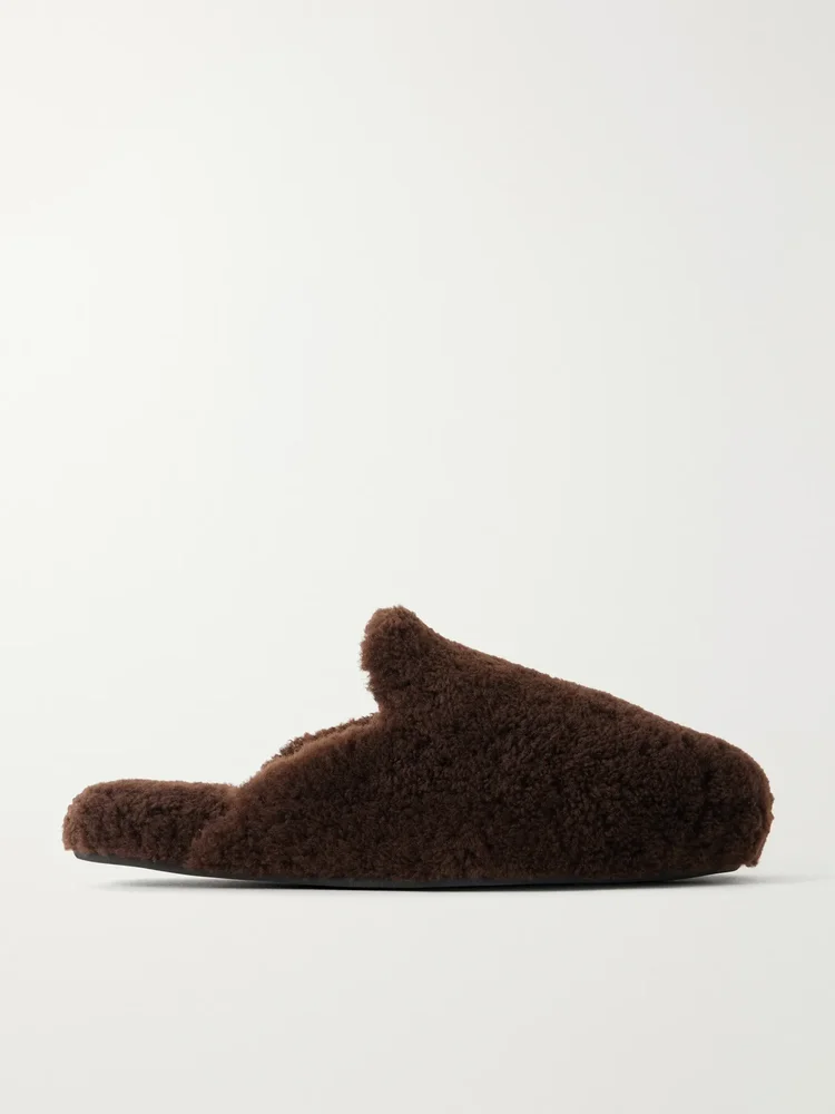 Shearling slippers