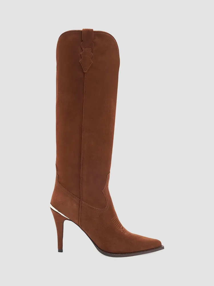 Tania 80MM Suede Tall Boots