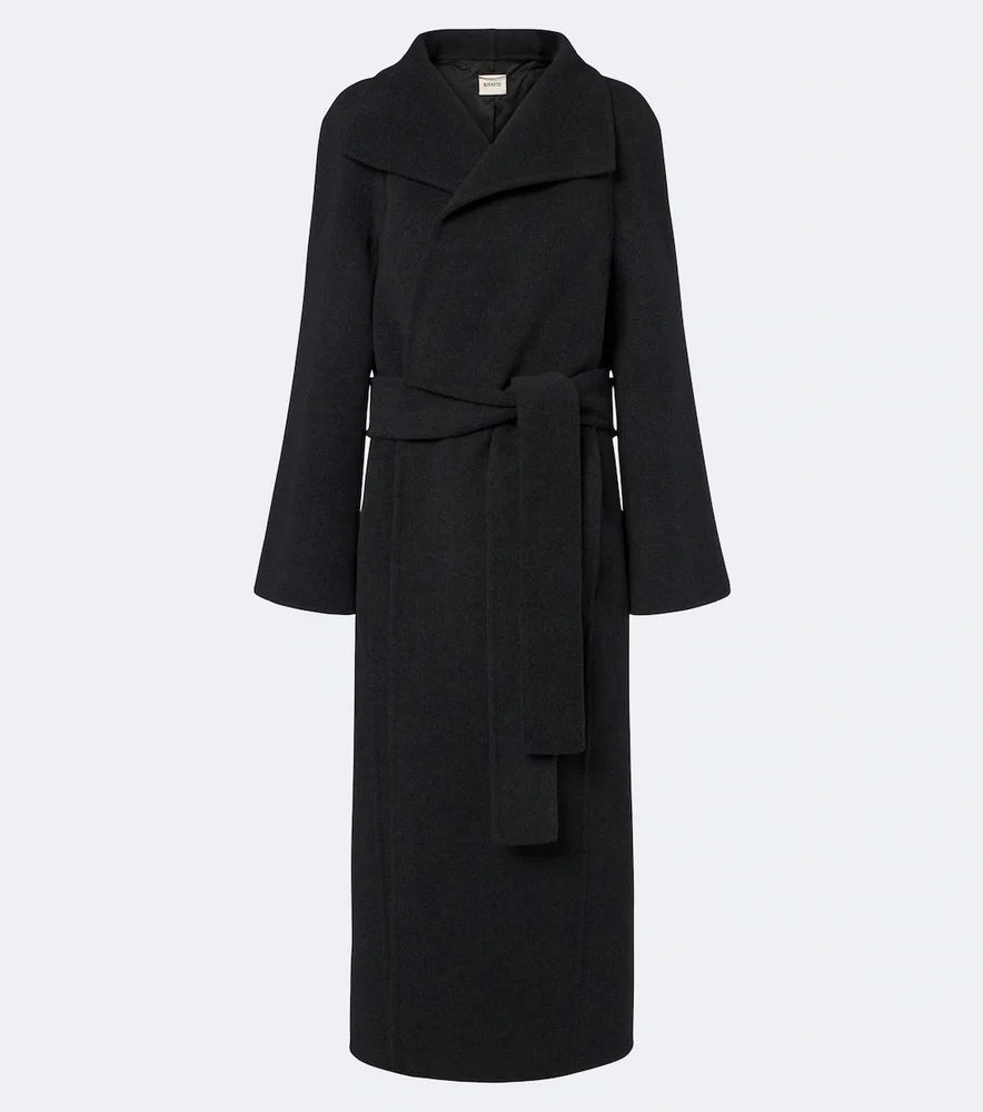 Romare wool wrap coat