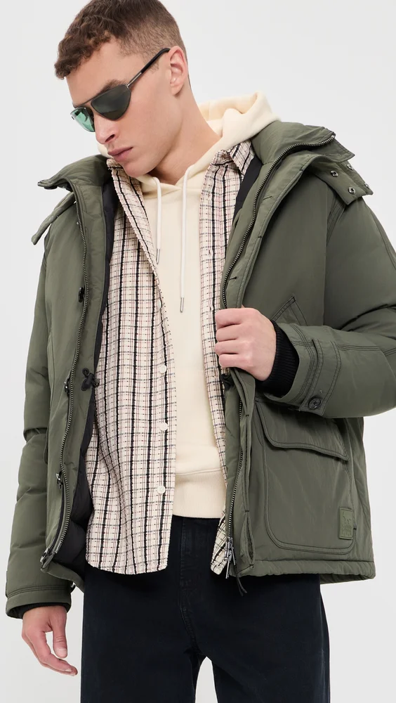 Padded Parka (Beluga/Black)