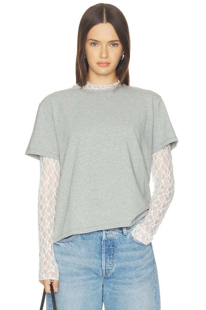 Mirage Lace Two Piece Long Sleeve Top