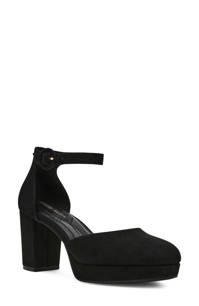 Faith Platform Ankle Strap Pump
