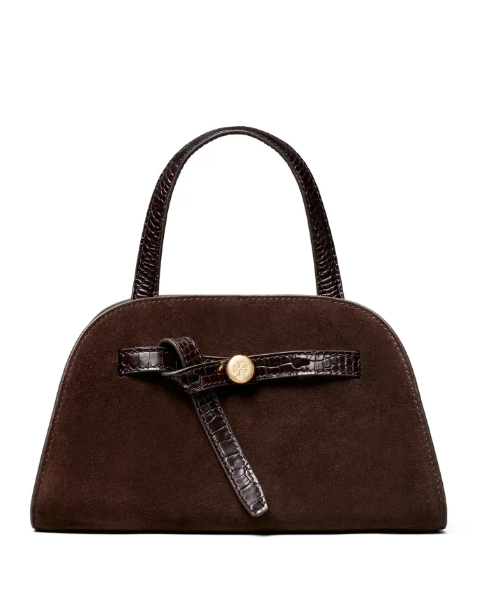Romy Suede Small Bauletto Bag