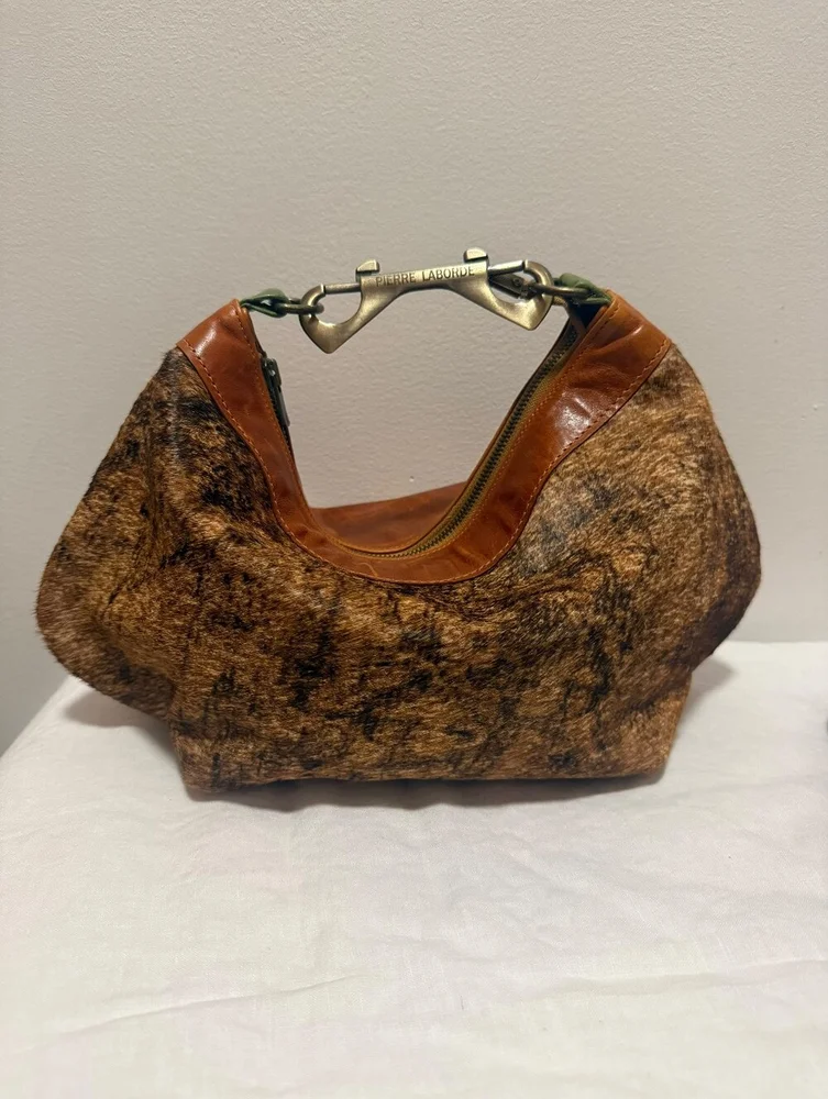 Handmade Leather Hobo in Brown